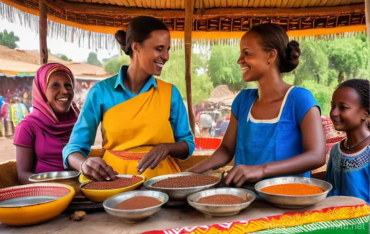 에티오피아 여행 경비 예산 짜기 - Prompt 1: Authentic Ethiopian Culinary Journey and Coffee Ceremony**