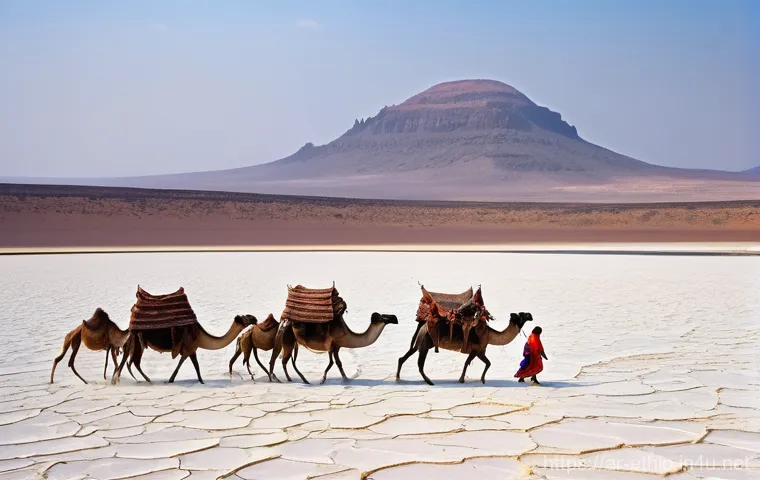 에티오피아 민족 구성 및 특징 - **"An evocative historical landscape in the Tigray region of Ethiopia, showcasing ancient grandeur a...